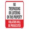 Signmission Safety Sign, 12 in Height, Aluminum, 25005 A-1218-25005 - alternate 1